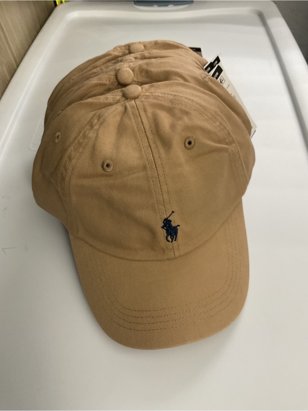 Ralph Lauren polo baseball Beige hat cap, adjustable fit
